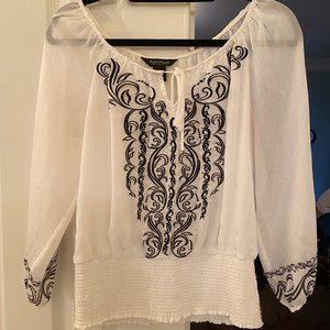 White House Black Market Flowy Blouse